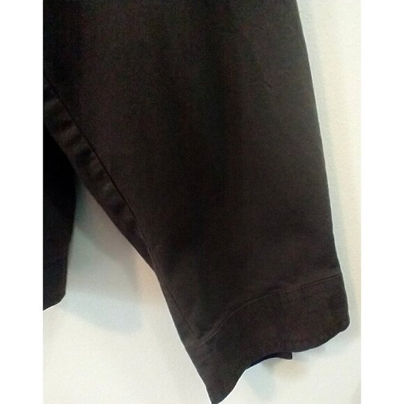 EVRI Womens Plus Cropped Canvas Utility Jacket Boxy Pockets Black - 2X NWT - Picture 4 of 11